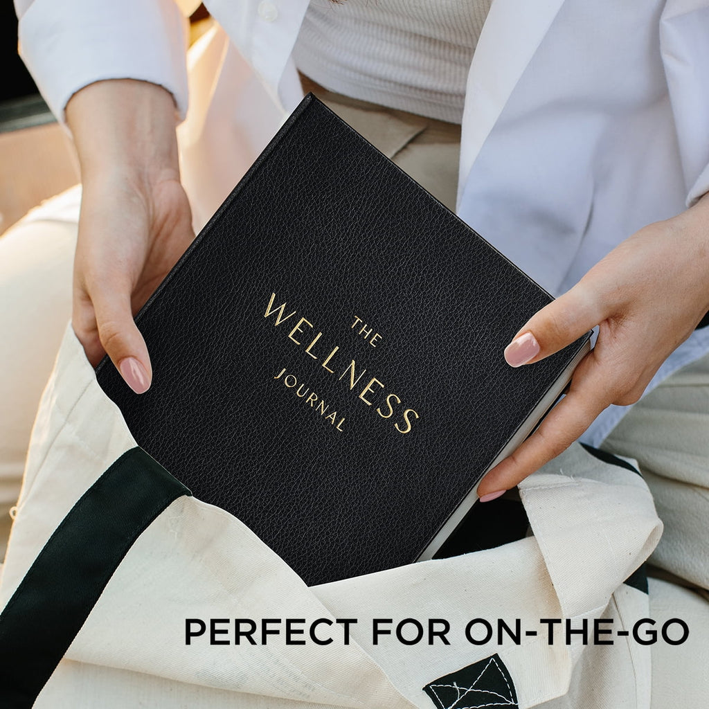 Wellness Journal, 6.5"X 8", 91 Days Undated Self-Care Mental Health Journal, Guided Prompts for Reflection (Green)